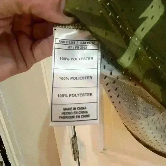 Mitchell & Ness Vince Carter 1998/99 Raptors Camo Swingman Jersey Men's S - Picture 4 of 6